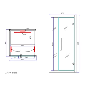 Sauna plan JIO90.