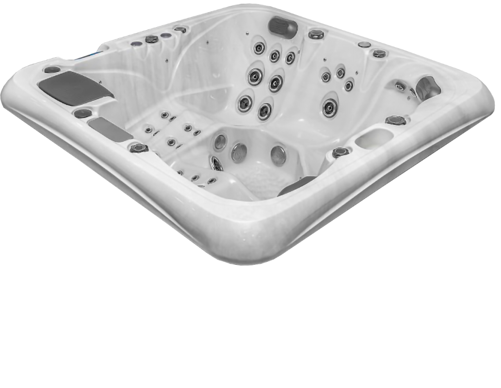 Školjka masažnega bazena beta 623 v barvi white marble.