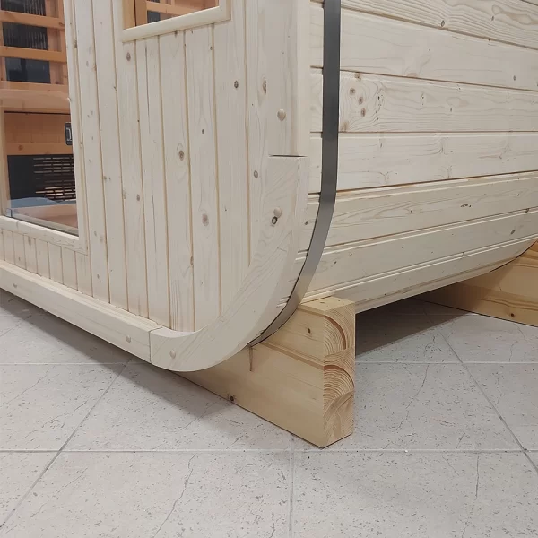 JJSPA outdoor sauna.