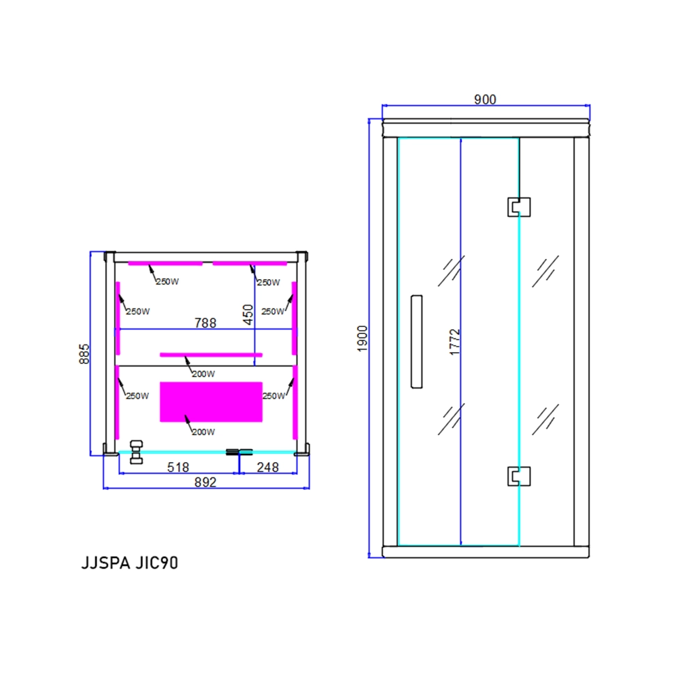 Sauna plan JIC90.
