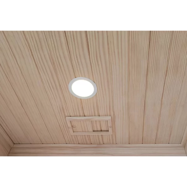 The light in the JFO Finnish sauna.