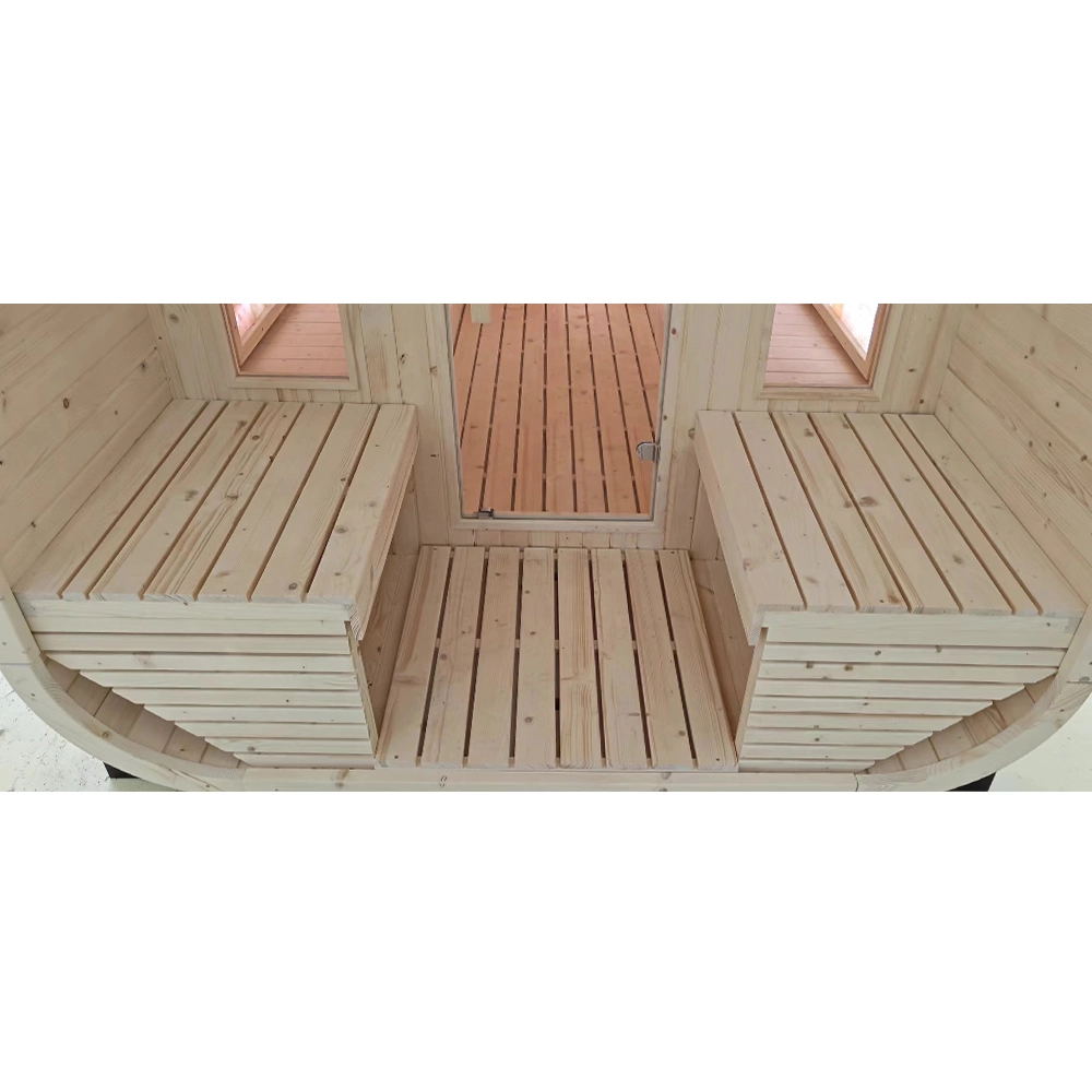 Benches outside the sauna JJSPA JZB290.
